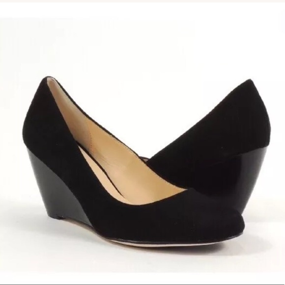 cole haan suede wedge